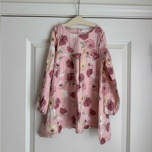 Angel Dear Floral Pink Long Sleeve Blouse